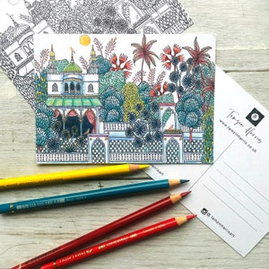 Colour in Postcards- Illustrated Postcards