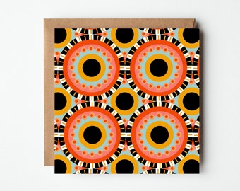 Pattern card-any occasion card- Geometric pattern