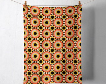 Pattern Tea Towel- Luxury Kitchen Textiles -Maximalist Pattern- kitchen gift