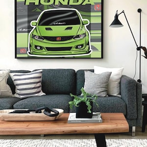 Custom Car Portrait From Photo: Unique Car Art Gift (Digital Download