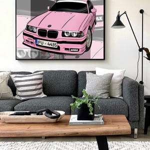 Custom Car Portrait From Your Photo (DIGITAL) | Car Art | Car Lover Gift | Car Present | Unique Car | Custom Car Sketch | Car Illustration