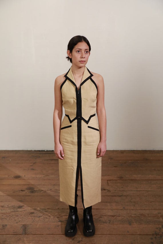 AGATHA Matrix Pencil Skirt + Zip-Up Blouse Set