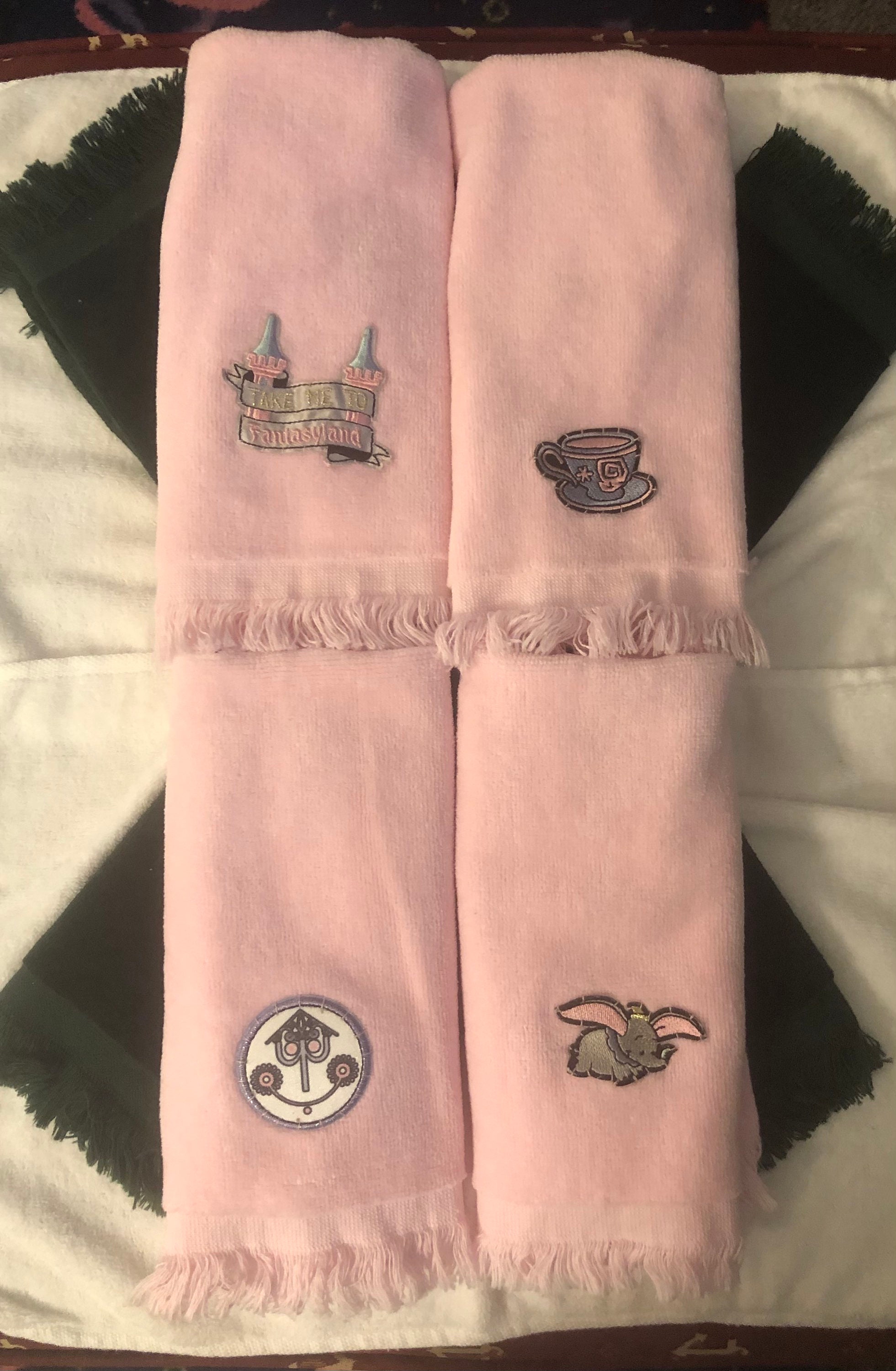 Bath Towels Bathroom Dumbo the Flying Elephant Attraction Patch from