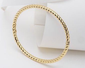 Santaku eight knot 18K 不安 GOLD bracelet