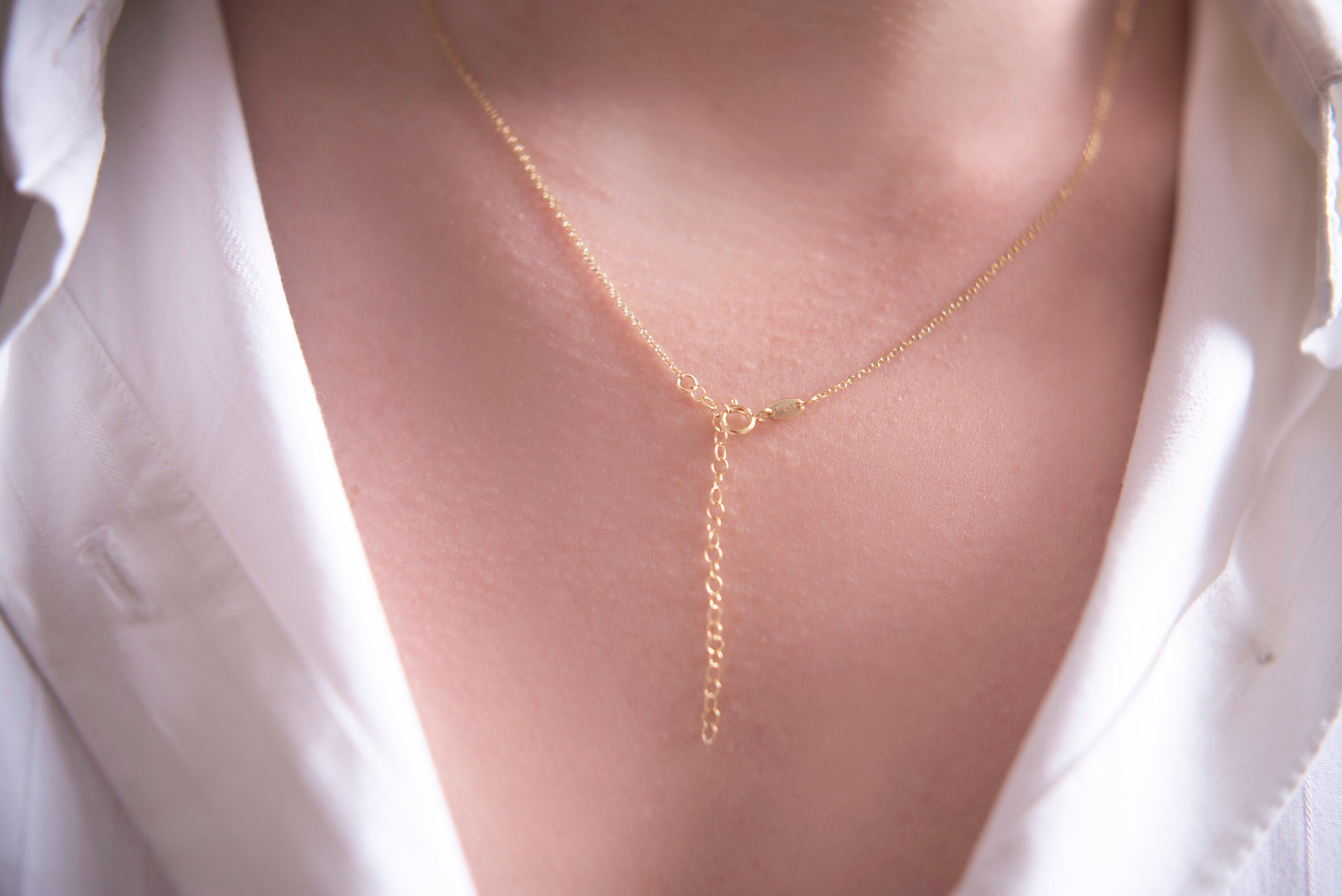 V Necklace Gold V Necklace V Shaped Necklace V Pendant Etsy