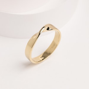 Mobius Ring,Wedding Band,Infinity Ring,Wedding Ring,Gold Mobius Ring,Mobius Band,Engagement Ring,Mobius Wedding Band