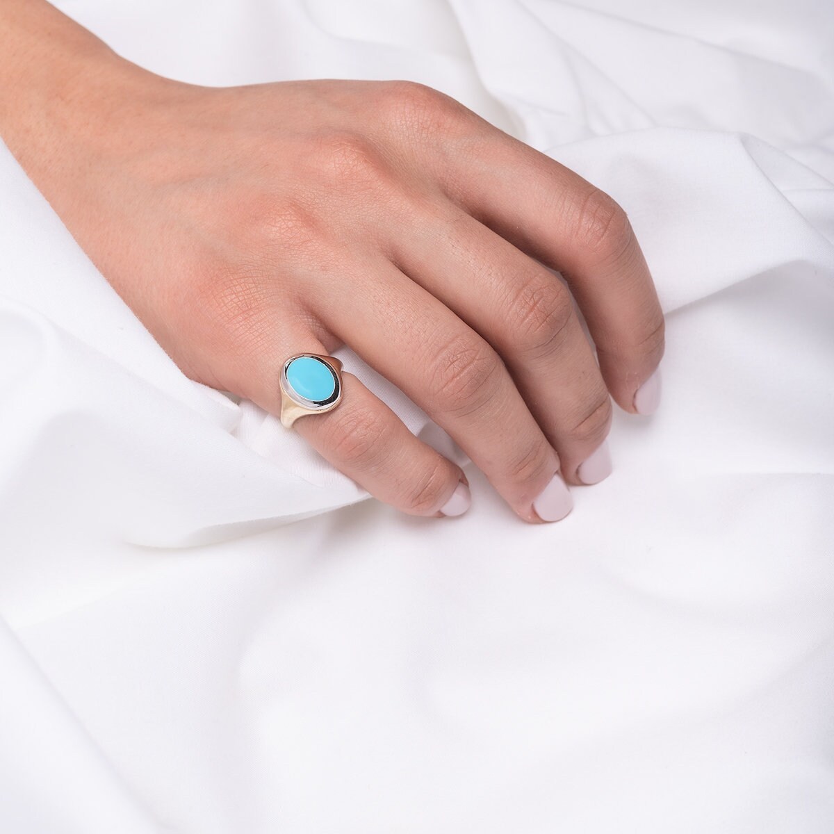 enamel-ring-two-tone-ring-womens-pinky-ring-signet-ring-etsy