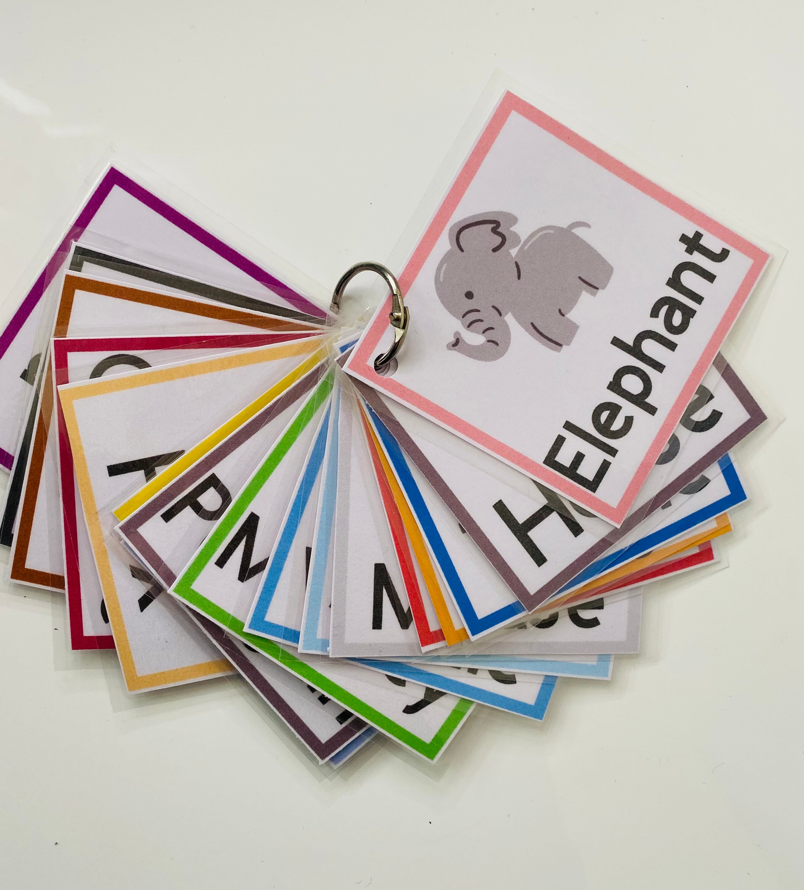 101 Educational flash cards Preschool Toddler Home Ed SEN Etsy