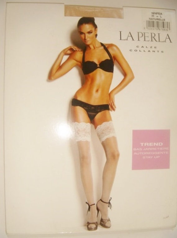 sold out La Perla silk lace stockings size L new i