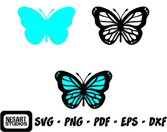 Download Layered Butterfly Svg Etsy