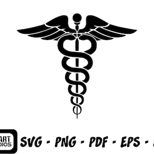 Symbol medyczny SVG, kaduceusz Svg, MD Svg, gwiazda życia Svg, lekarz Svg, pielęgniarka Svg