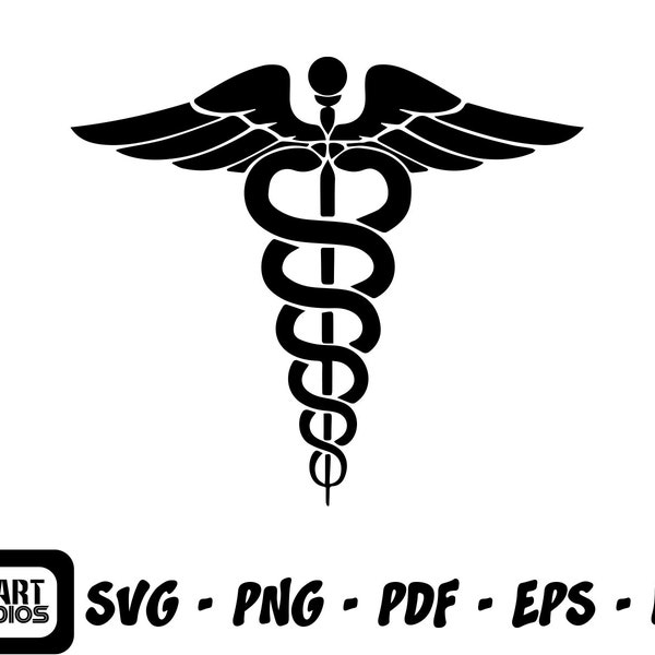 Medical Symbol SVG, Caduceus Svg, MD Svg, Star of Life Svg, Doctor Svg, Nurse Svg