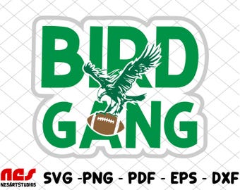 Eagle Football SVG, Bird Gang, Da Birds (Digital Files)