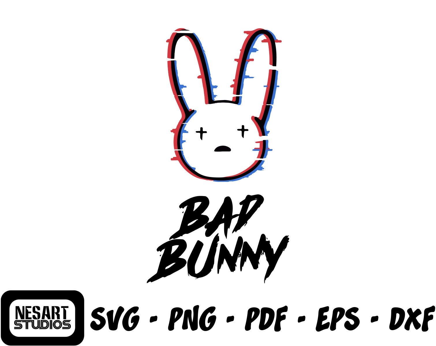Bad Bunny Logo SVG El Conejo Malo Bad Bunny Music SVG Cut Etsy