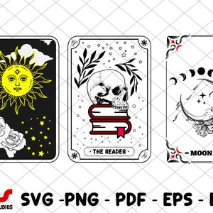 Tarot Cards Funny Bundle SVG, Tarot Cards svg, Tarot Bundle svg, Funny Tarot Cards svg