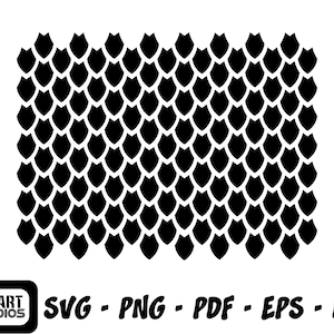 Dragon scales SVG or mermaid scales SVG, Digtal download for Cricut or Silhouette. Perfect for Tumblers.