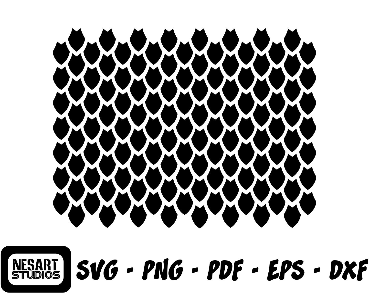 Dragon Scales SVG or Mermaid Scales SVG Digtal Download for Etsy Canada
