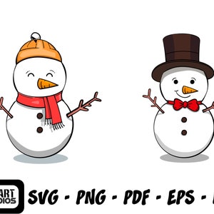 Snowman SVG, Snowman Clipart, Let it Snow Snowman SVG, Snowman Cut File, Christmas Snowman SVG, Christmas Svg, Snowman Png