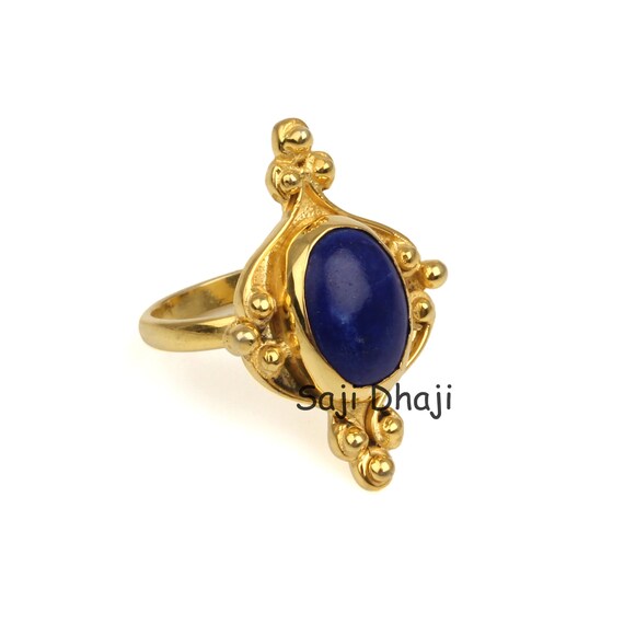 Lapis Lazuli Mini Tassel Necklace Gold-plated Sterling Silver Adjustable Length Lapis Lazuli Mini Tassel Necklace Gold-plated Sterling Silver Adjustable Length