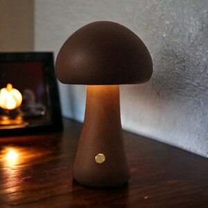 Mushroom Nigh Light Bedside Night Light Bedside Lamp Minimalistic Night Light Small Mushroom Night Light For Bedroom Night Lights image 2