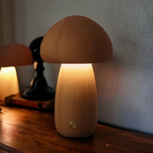 Mushroom Nigh Light Bedside Night Light Bedside Lamp Minimalistic Night Light Small Mushroom Night Light For Bedroom Night Lights image 5