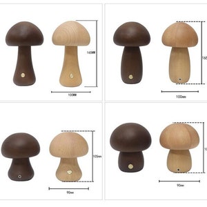 Mushroom Nigh Light Bedside Night Light Bedside Lamp Minimalistic Night Light Small Mushroom Night Light For Bedroom Night Lights image 10