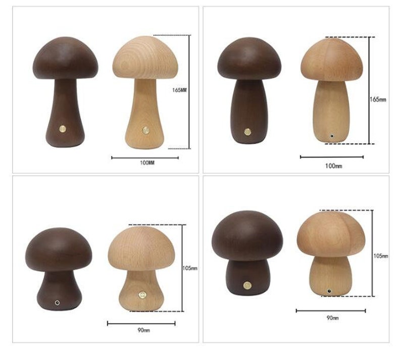 Mushroom Nigh Light Bedside Night Light Bedside Lamp Minimalistic Night Light Small Mushroom Night Light For Bedroom Night Lights image 10