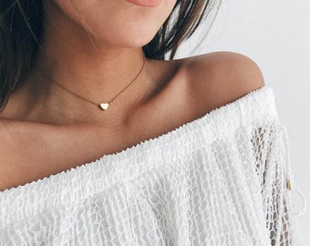 Dainty Necklace, 14K Gold plated Rose Gold  Silver, Everyday use necklace, Everyday wear jewelry, Gift jewelry for her, Necklace, Pendant