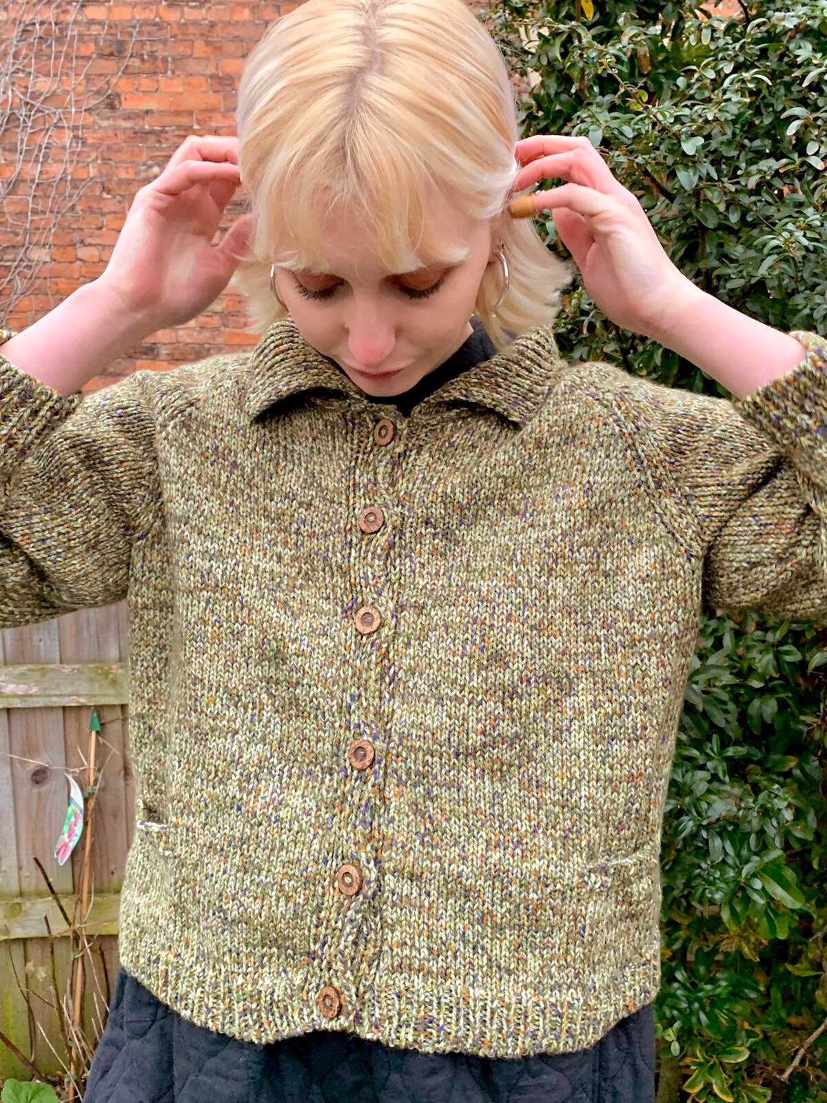 Raglan Boxy Cardigan With Collar (download) - Make Your Own