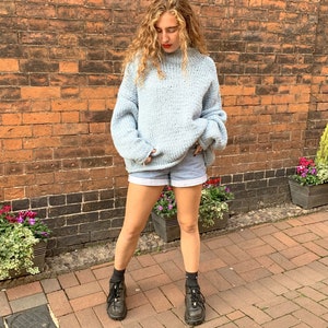 Big Wool Funnel Neck Jumper (download) - Make Your Own Jumper - Beginners Pattern