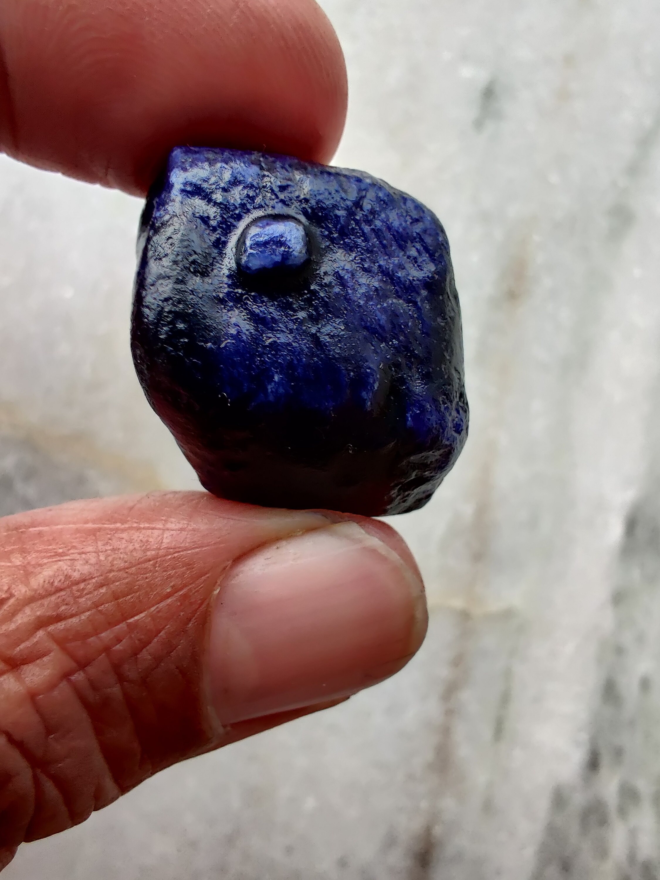 137CT Extra Large Natural Blue Sapphire Raw/blue Sapphire - Etsy UK