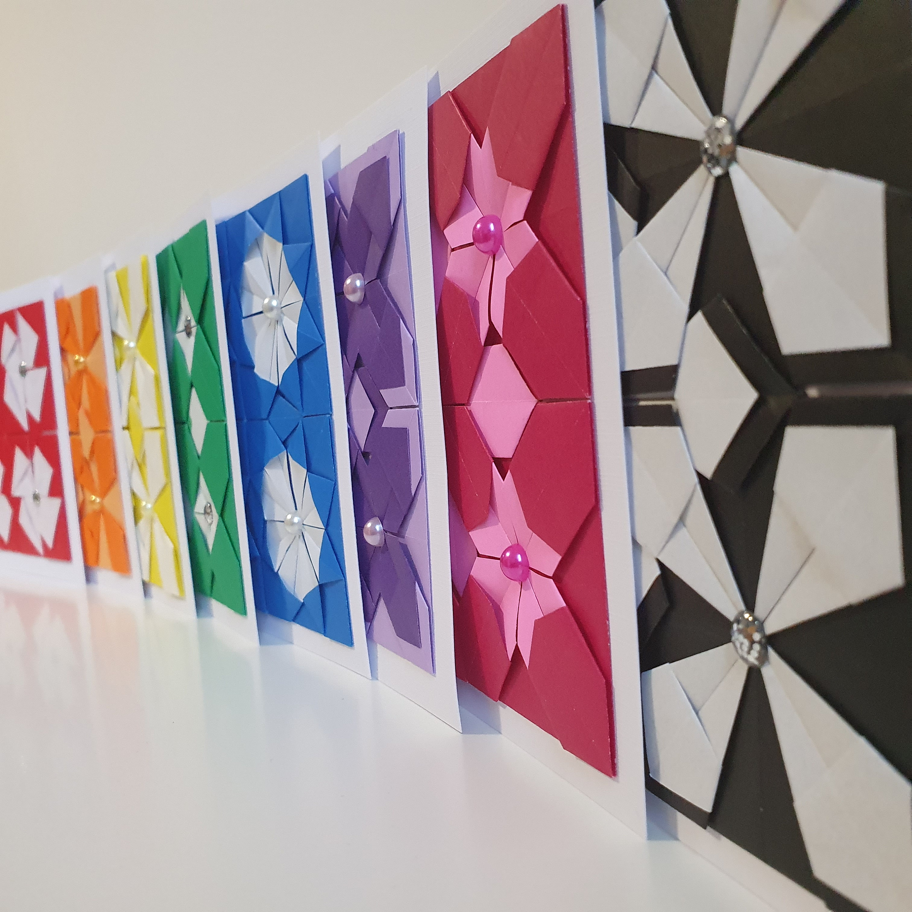 Origami greetings cards 6 inch/15 cm Etsy