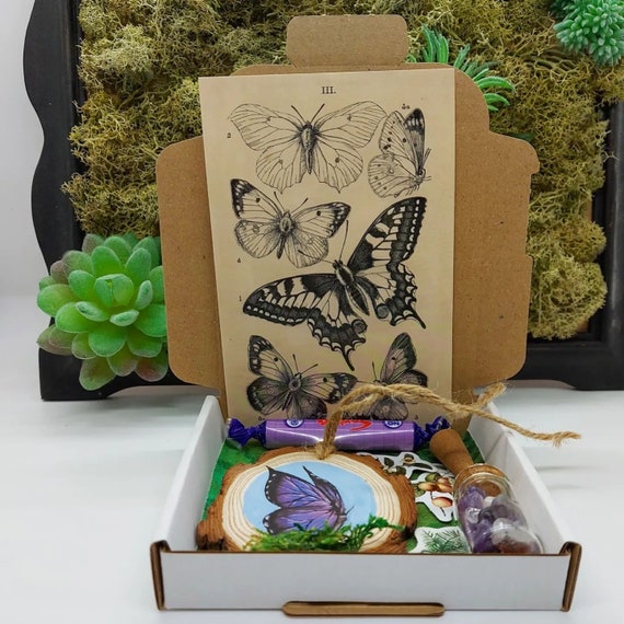 Butterfly and Crystal Gift Box Etsy