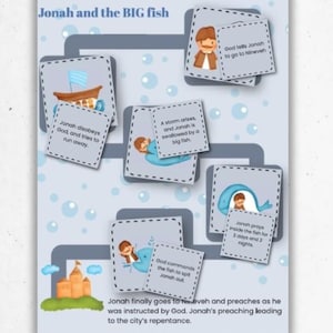 Jonah and the BIG fish Story Map
