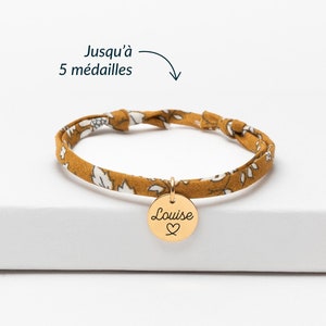 Personalized Liberty Bracelet for Women | Customizable Women&#39;s Jewelry | Engraved First Name Bracelet | Godmother Bracelet | Mother&#39;s Day Jewelry