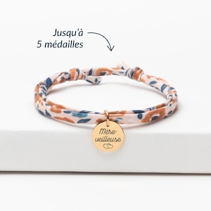 Personalized Liberty Bracelet for Women | Engraved Jewelry with Women&#39;s First Name | Personalized Godmother Mom Bracelet | Personalized Mother&#39;s Day Jewelry