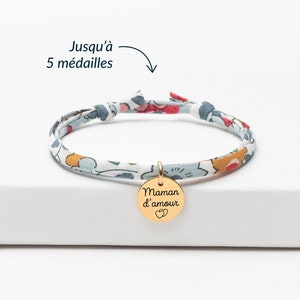 Personalized Women&#39;s Bracelet | Personalized Liberty Bracelet for Women | Engraved First Name Bracelet | Godmother Bracelet | Mother&#39;s Day Bracelet