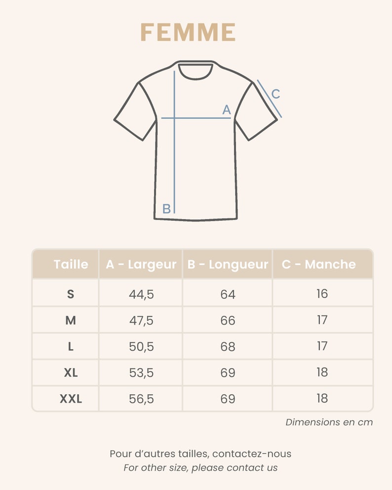 Tshirt Brodé Femme Blanc, T-Shirt Personnalisé Femme, Tee-Shirt Personnalisable, Cadeau Maman, Cadeau Fête Des Mères Personnalisé image 9
