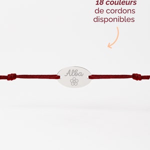 Bracelet Personnalisé Femme, Bracelet Initial Femme, Bracelet Cordon Femme, Bracelet Couple, Cadeau Fête Des Mères Personnalisé image 3