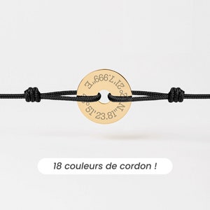 Bracelet Cordon Personnalisé Homme, Bracelet Prénoms Gravé Homme, Cadeau Personnalisé Papa, Cadeau Fête Des Pères Personnalisé image 9