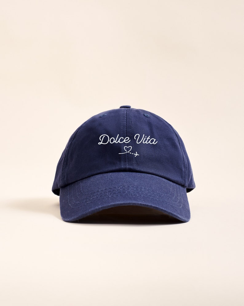 Personalized Embroidered Women's Cap, Personalized Women's Gift, Blue Embroidered Cap, Godmother Gift, Wedding Gift, Mother's Day Gift image 6