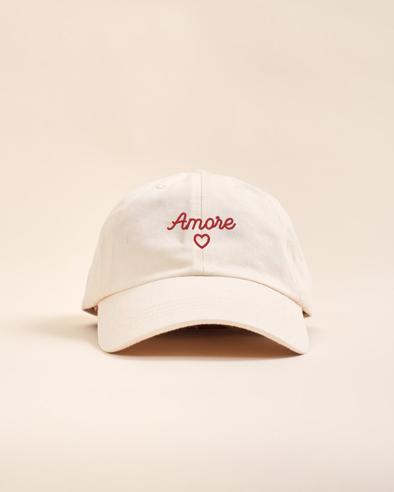 Casquette Personnalisée Brodée Unisexe, Casquette Beige Personnalisée, Cadeau Femme & Homme, Cadeau Fête Des Pères, Cadeau Fête Des Mères image 5