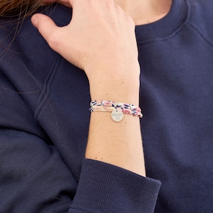 Personalisiertes Liberty-Armband, Liberty Sweet Pea, personalisiertes Damenarmband, Vornamenarmband, personalisiertes Muttertagsgeschenk Bild 7