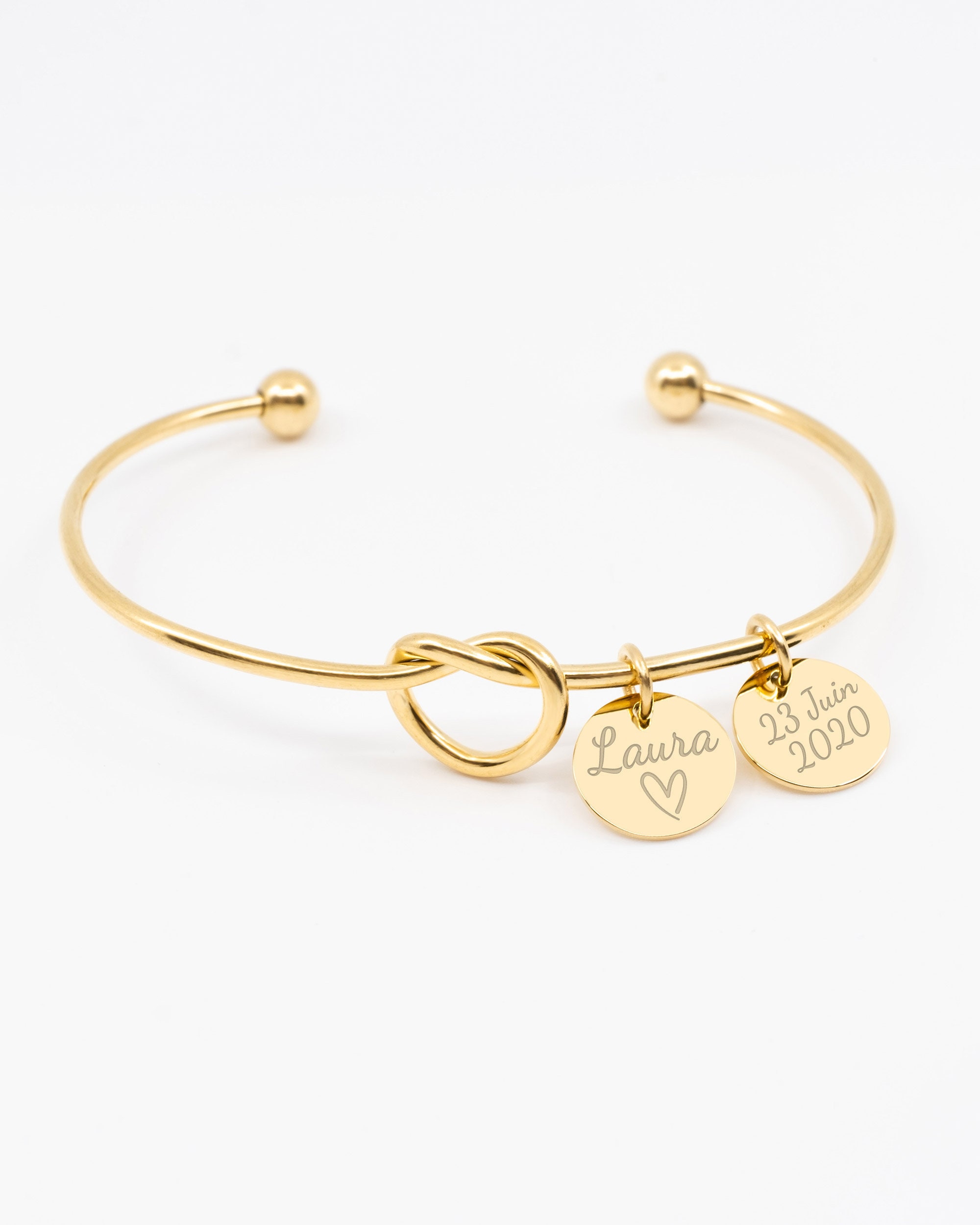 Bracelet Jonc Personnalisé Bracelet Femme Personnalisable Etsy