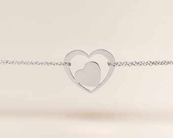 Léonie Steel Bracelet | Thin Stainless Steel Bracelet | Mother's Bracelet | Women's Bracelet | Valentine's Day Gift for Women