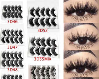 4 Pcs Fake Eyelashes Beautiful Natural False Toy Lash Decoration Accessories for