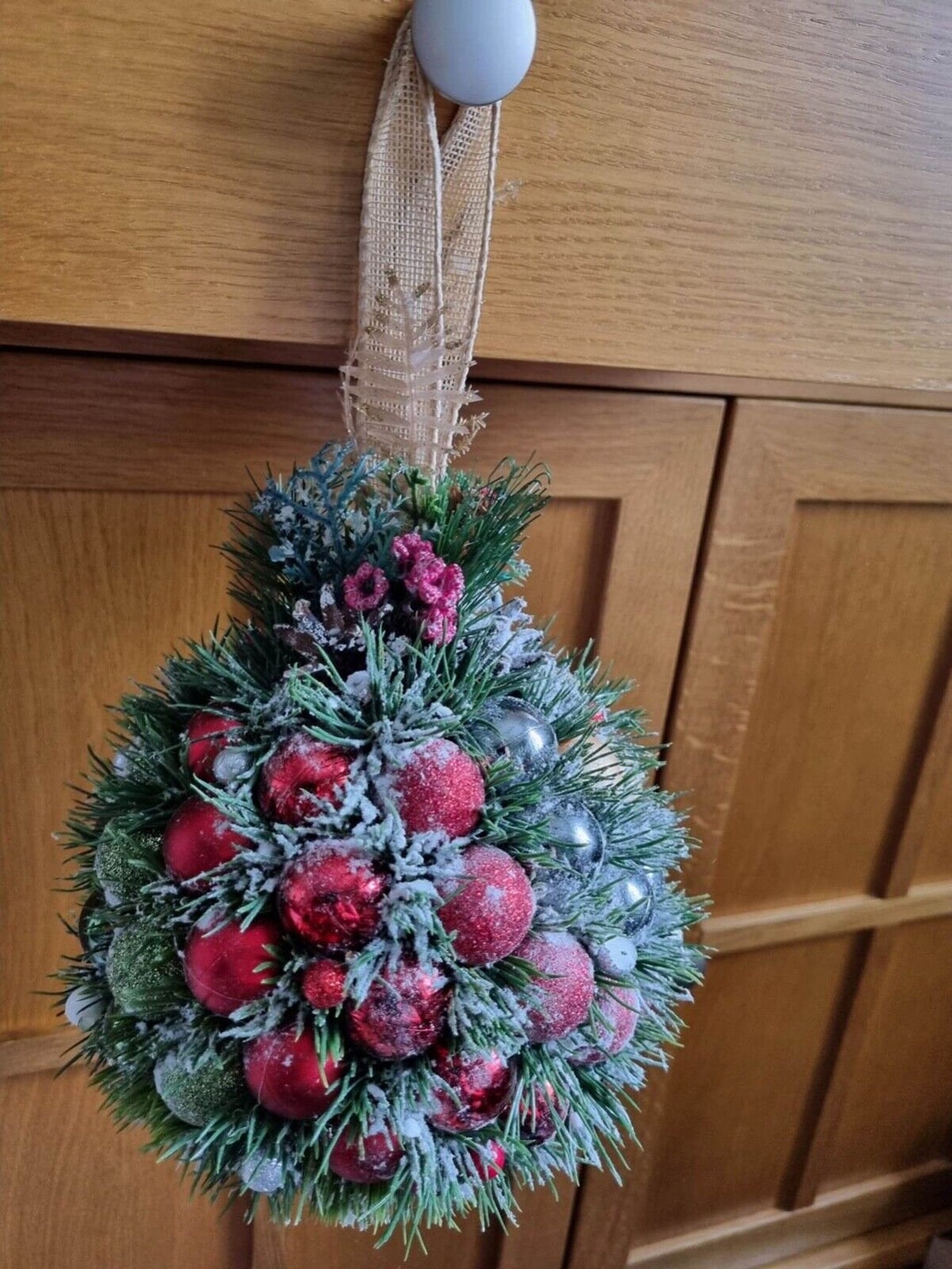 Christmas Decoration Kissing Ball Etsy