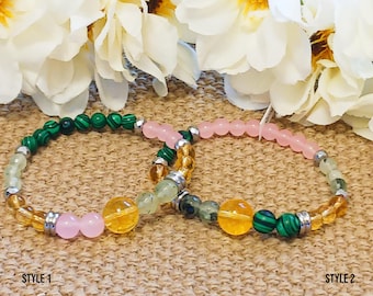 Pulseira para Reparação/Fortalecimento Renal; pedra preciosa de grau AAA, detalhes em aço hipoalergênico, design unissex