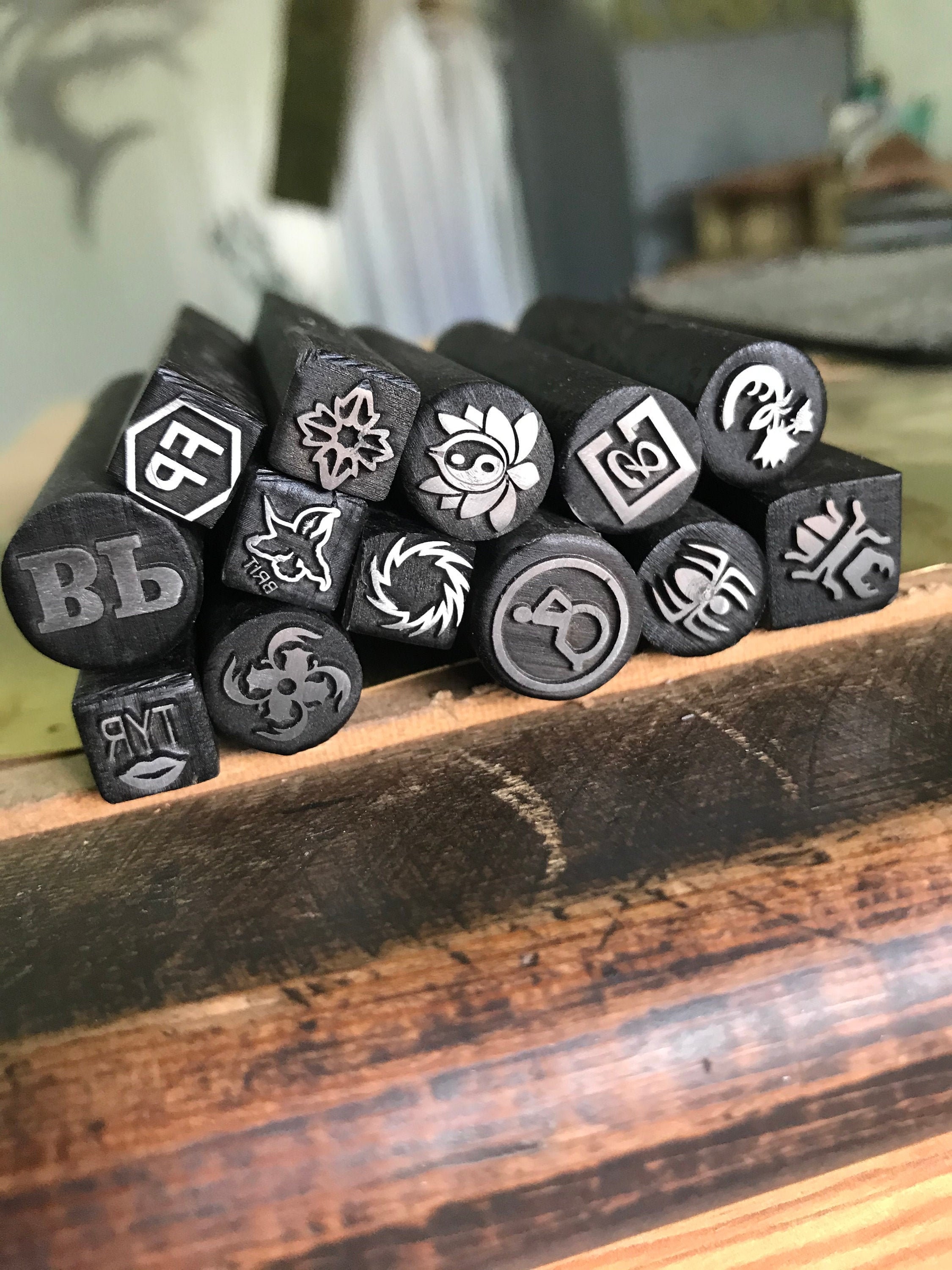 Custom Metal Stamp for Jewelry Custom Leather Stamp Metal Etsy