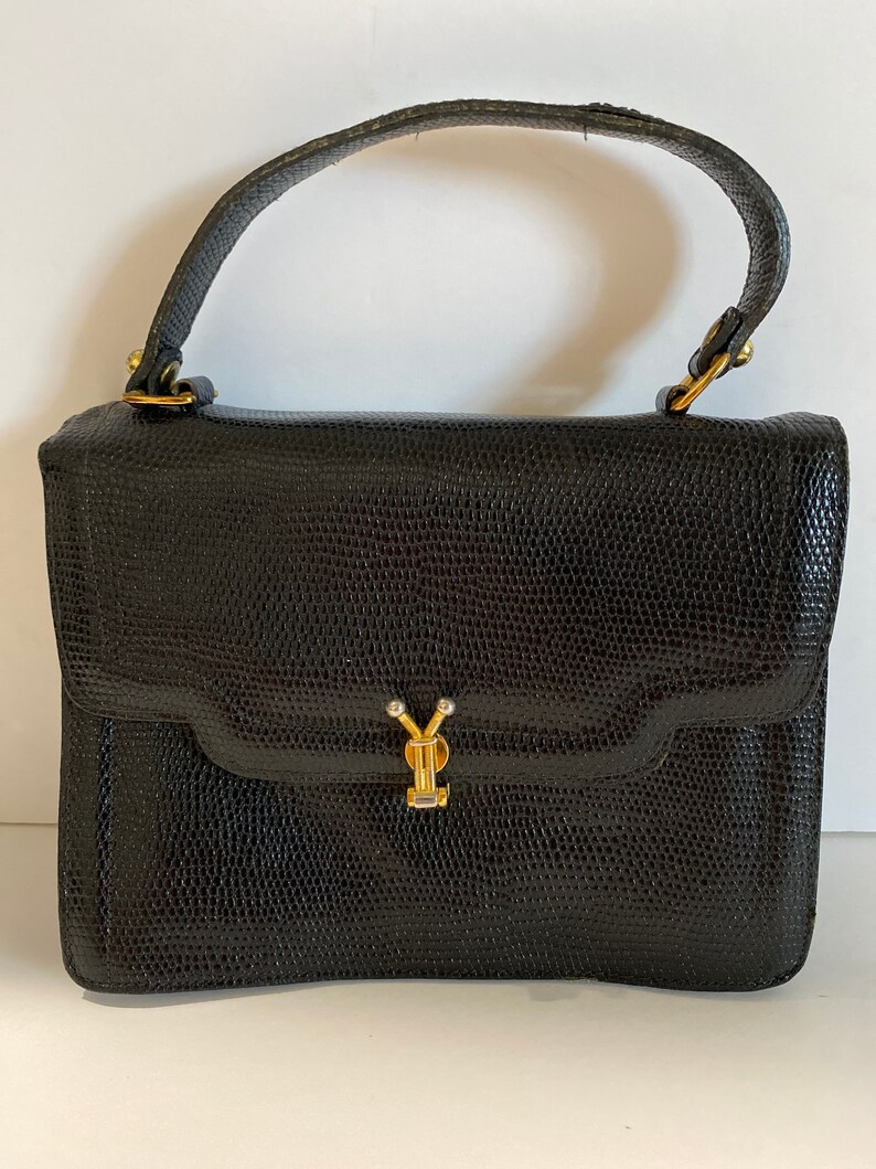 Vintage Ronay Black Leather Purse